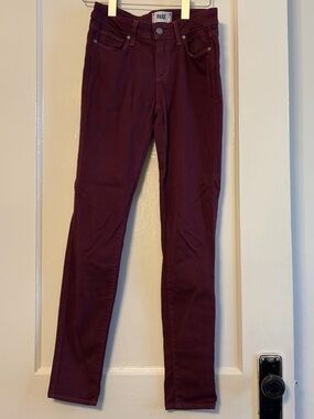 PAIGE Plum Skinny Jeans